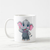 Cute Baby Elephant Mok (Links)