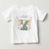 Cute Baby Elephant Personalized (Voorkant)
