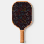 Cute Baby Elephant Pickleball Paddle (Voorkant)