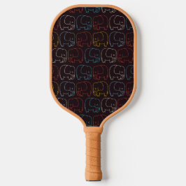 Cute Baby Elephant Pickleball Paddle