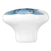 Cute Baby Elephant Reflection  Keramische Knop (Zijkant)