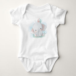 Cute Baby Elephant Romper