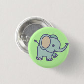 Cute Baby Elephant Ronde Button 3,2 Cm (Voorkant /achterkant)