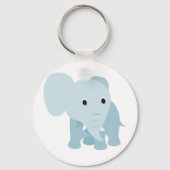 Cute Baby Elephant Sleutelhanger (Voorkant)