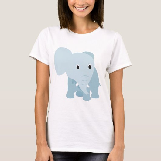 Cute Baby Elephant T-shirt (Voorkant)