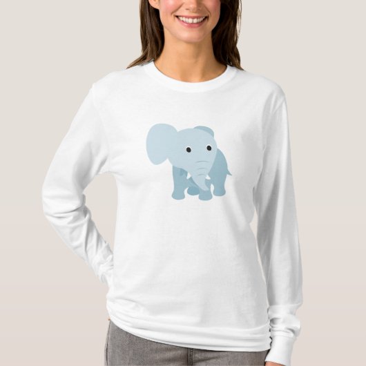 Cute Baby Elephant T-shirt (Voorkant)