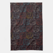 Cute Baby Elephant Theedoek (Verticaal)