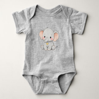 Cute Baby Elephant – Toddler Clothing Design Romper