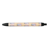 Cute Baby Elephant Zwarte Inkt Pen (Voorkant)