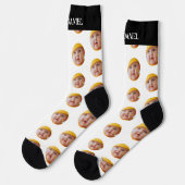 Cute Baby Face Persoonlijke foto Sokken (Links)