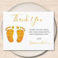Cute Baby Feet Baby shower Dank je
