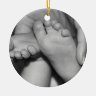 Cute Baby Feet Keramisch Ornament