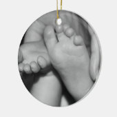 Cute Baby Feet Keramisch Ornament (Links)