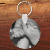 Cute Baby Feet Sleutelhanger (Voorkant)