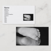 Cute Baby Feet Visitekaartje (Voorkant / Achterkant)