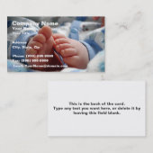 Cute Baby Feet Visitekaartje (Voorkant / Achterkant)