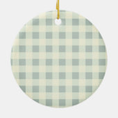 Cute baby first Christmas tree presents teddy bear Keramisch Ornament (Achterkant)