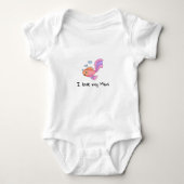 Cute Baby Fish I Love my Mimi Romper (Voorkant)