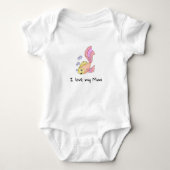 Cute Baby Fish I Love my Mimi Romper (Voorkant)