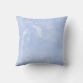 Cute Baby Footprint Birth Notice Kussen (Achterkant)