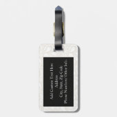 Cute Baby Fox Bagagelabel (Achterkant verticaal)