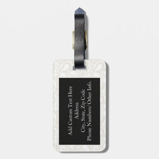 Cute Baby Fox Bagagelabel (Achterkant verticaal)