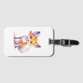 Cute Baby Fox Bagagelabel (Voorkant (horizontaal))