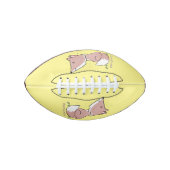 Cute baby fox cartoon illustratie american football (Voorkant)