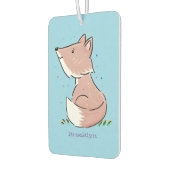 Cute baby fox cartoon illustratie luchtverfrisser (Links)