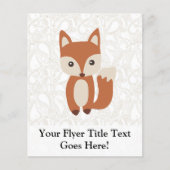 Cute Baby Fox Flyer (Voorkant)