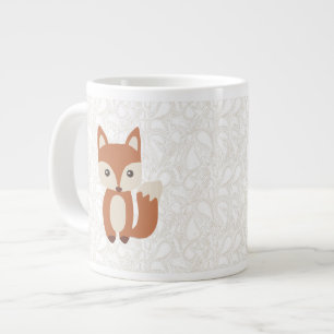Cute Baby Fox Grote Koffiekop