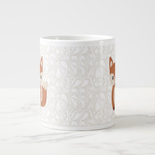 Cute Baby Fox Grote Koffiekop (Voorkant)