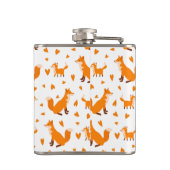 Cute Baby Fox Happy Mothers Day Wilde Dier Heupfles (Achterkant)