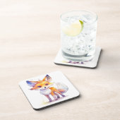 Cute Baby Fox Hard plastic onderzetter (Rechterzijde)