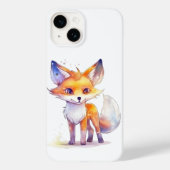 Cute Baby Fox iPhone 14 Hoesje (Achterkant)
