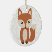 Cute Baby Fox Keramisch Ornament (Rechts)