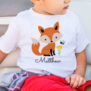 Cute Baby Fox Kind Personalized T-Shirt