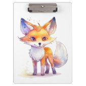 Cute Baby Fox-klembord Klembord (Voorkant)