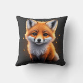 Cute Baby Fox Kussen (Achterkant)