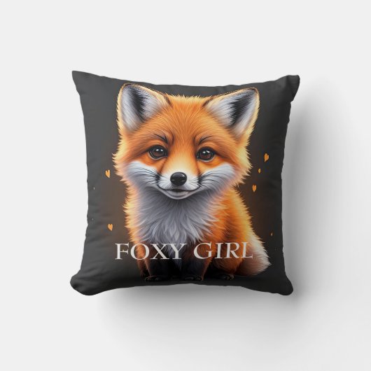 Cute Baby Fox Kussen (Voorkant)