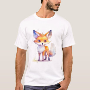 Cute Baby Fox Mannen T-Shirt