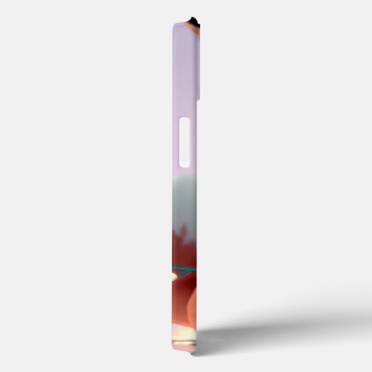 Cute Baby Fox met Fairy Lights iPhone 13 Hoesje (Achterkant / Rechts)