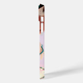 Cute Baby Fox met Fairy Lights iPhone 14 + Hoesje (Achterkant / Links)