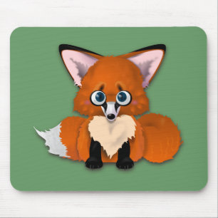 Cute Baby Fox Muismat