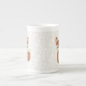 Cute Baby Fox Porselein Kop (Voorkant)