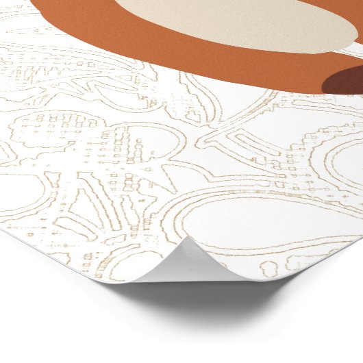 Cute Baby Fox Poster (Hoek)