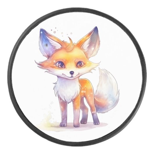 Cute Baby Fox Puck (Voorkant)