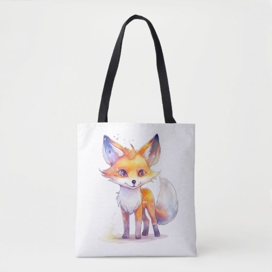 Cute Baby Fox Schouder Tas (Voorkant)