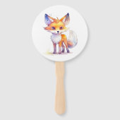 Cute Baby Fox set ventilatoren Handwaaier (Voorkant)
