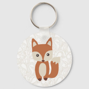 Cute Baby Fox Sleutelhanger